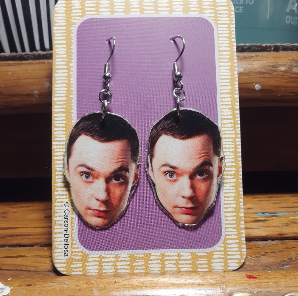 Sheldon Cooper tribute earrings